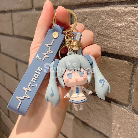 【In Stock】Vocaloid Hatsune Miku Cosplay Key Rings Props Doll Blue Prop