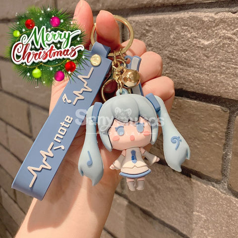 【In Stock】Vocaloid Hatsune Miku Cosplay Key Rings Props Doll Blue Prop