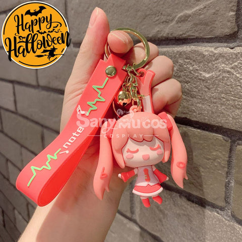 【In Stock】Vocaloid Hatsune Miku Cosplay Key Rings Props Doll Pink Prop