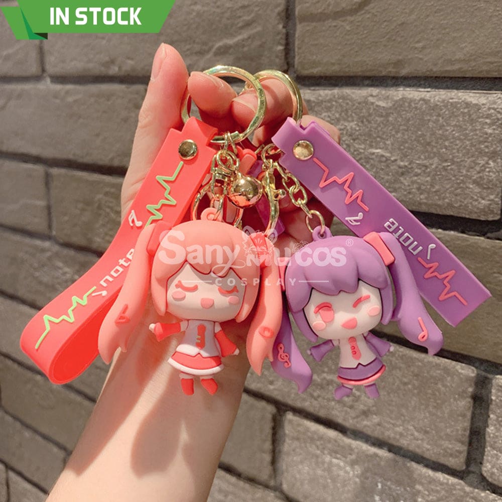 【In Stock】Vocaloid Hatsune Miku Cosplay Key Rings Props Doll Prop