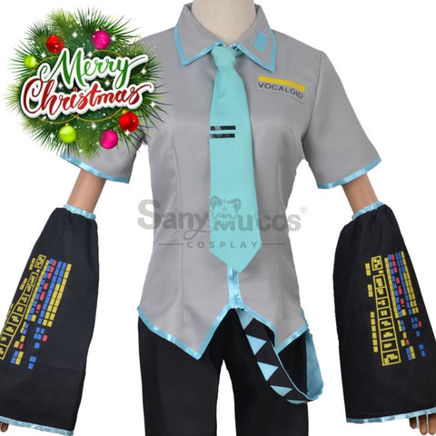 【In Stock】Vocaloid Hatsune Miku Cosplay Male Costume Plus Size Costumes