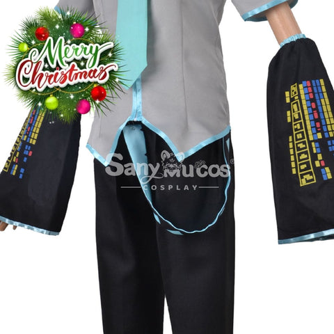 【In Stock】Vocaloid Hatsune Miku Cosplay Male Costume Plus Size Costumes