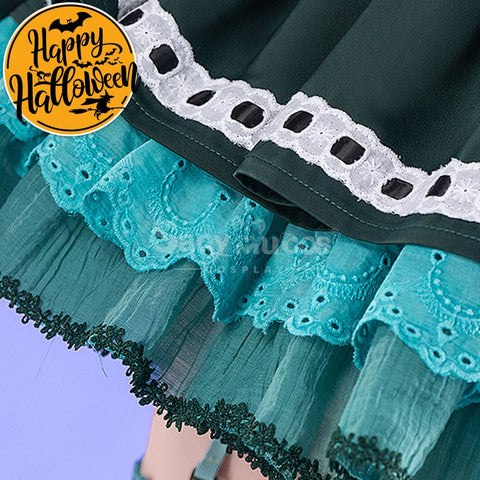 【In Stock】Vocaloid Hatsune Miku Cosplay Hatsune Miku Megurine Ryuka Heavy Gothic Cosplay Costume Premium Edition