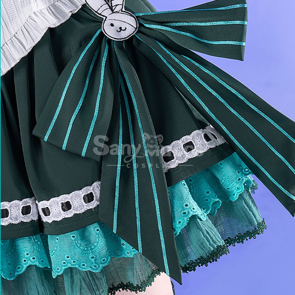 【In Stock】Vocaloid Hatsune Miku Cosplay Hatsune Miku Megurine Ryuka Heavy Gothic Cosplay Costume Premium Edition