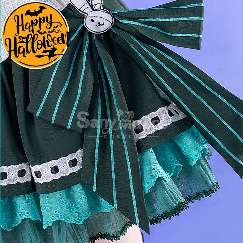【In Stock】Vocaloid Hatsune Miku Cosplay Hatsune Miku Megurine Ryuka Heavy Gothic Cosplay Costume Premium Edition