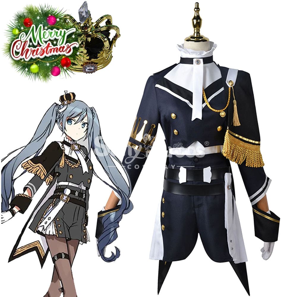 【In Stock】Vocaloid Hatsune Miku Cosplay Military Uniform Costume Plus Size Costumes