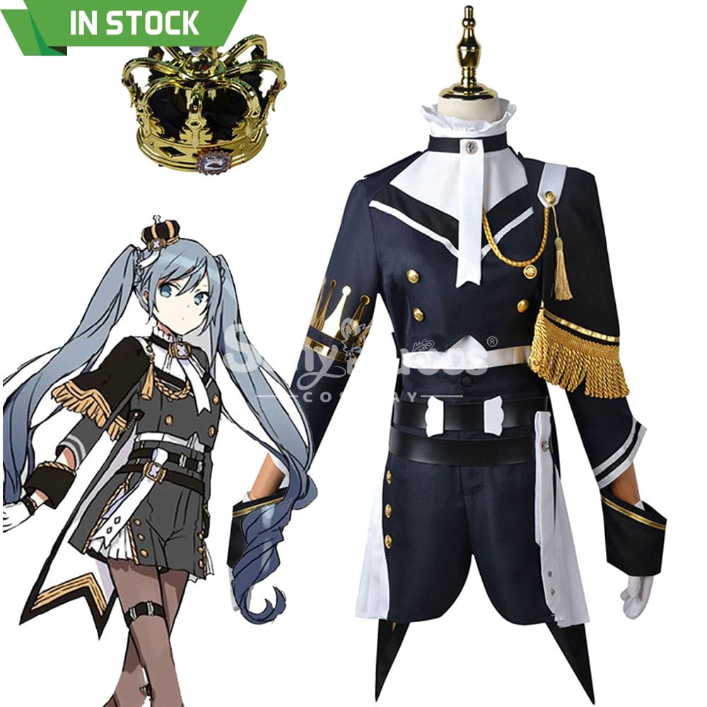 【In Stock】Vocaloid Hatsune Miku Cosplay Military Uniform Costume Plus Size Costumes