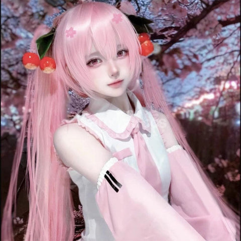 【In Stock】Vocaloid Hatsune Miku Cosplay Pink Miku Cosplay Costume Cosplay Costumes