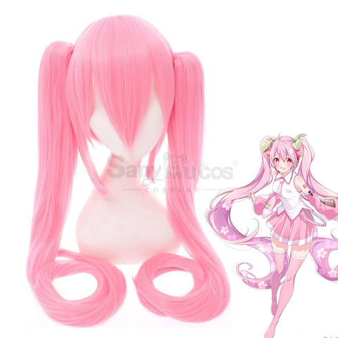 【In Stock】Vocaloid Hatsune Miku Cosplay Pink Wig Wigs