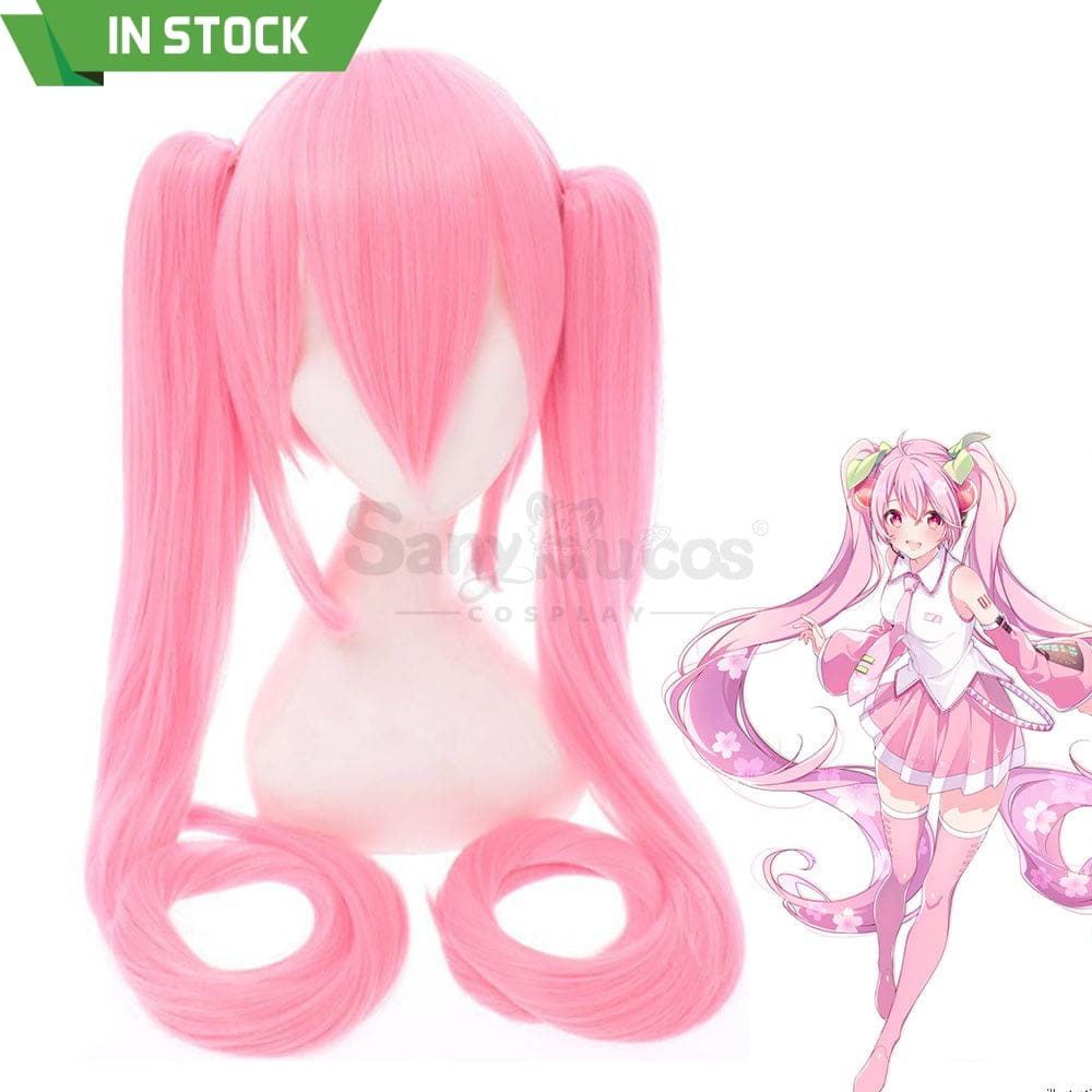 【In Stock】Vocaloid Hatsune Miku Cosplay Pink Wig Wigs