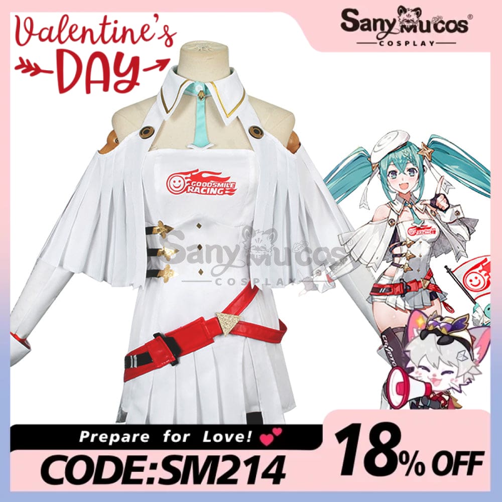 【In Stock】Vocaloid Hatsune Miku Cosplay Racing 2023 Costume Costumes