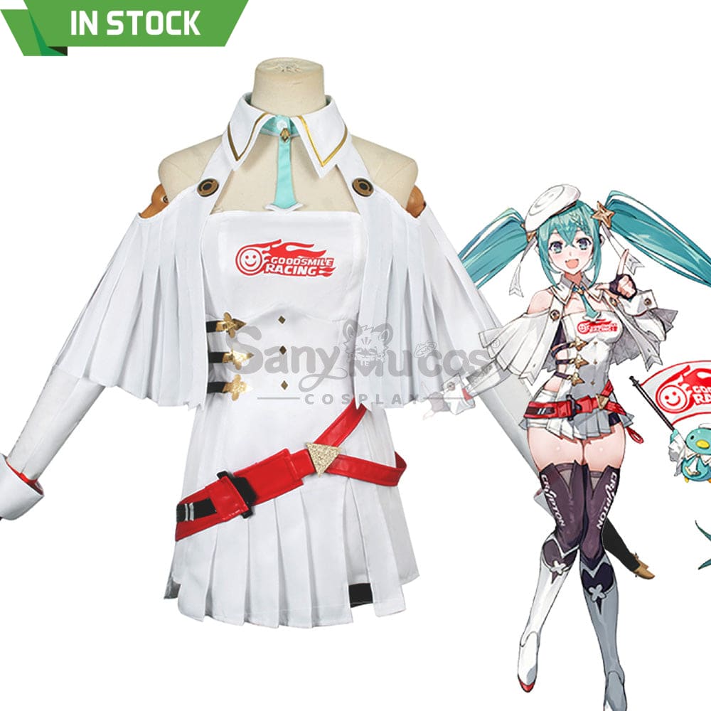 【In Stock】Vocaloid Hatsune Miku Cosplay Racing 2023 Costume Costumes