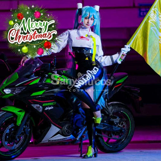 【In Stock】Vocaloid Hatsune Miku Cosplay Racing Costume Costumes 1000