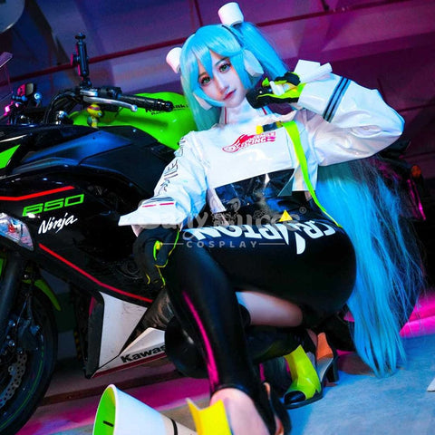 【In Stock】Vocaloid Hatsune Miku Cosplay Racing Costume Costumes