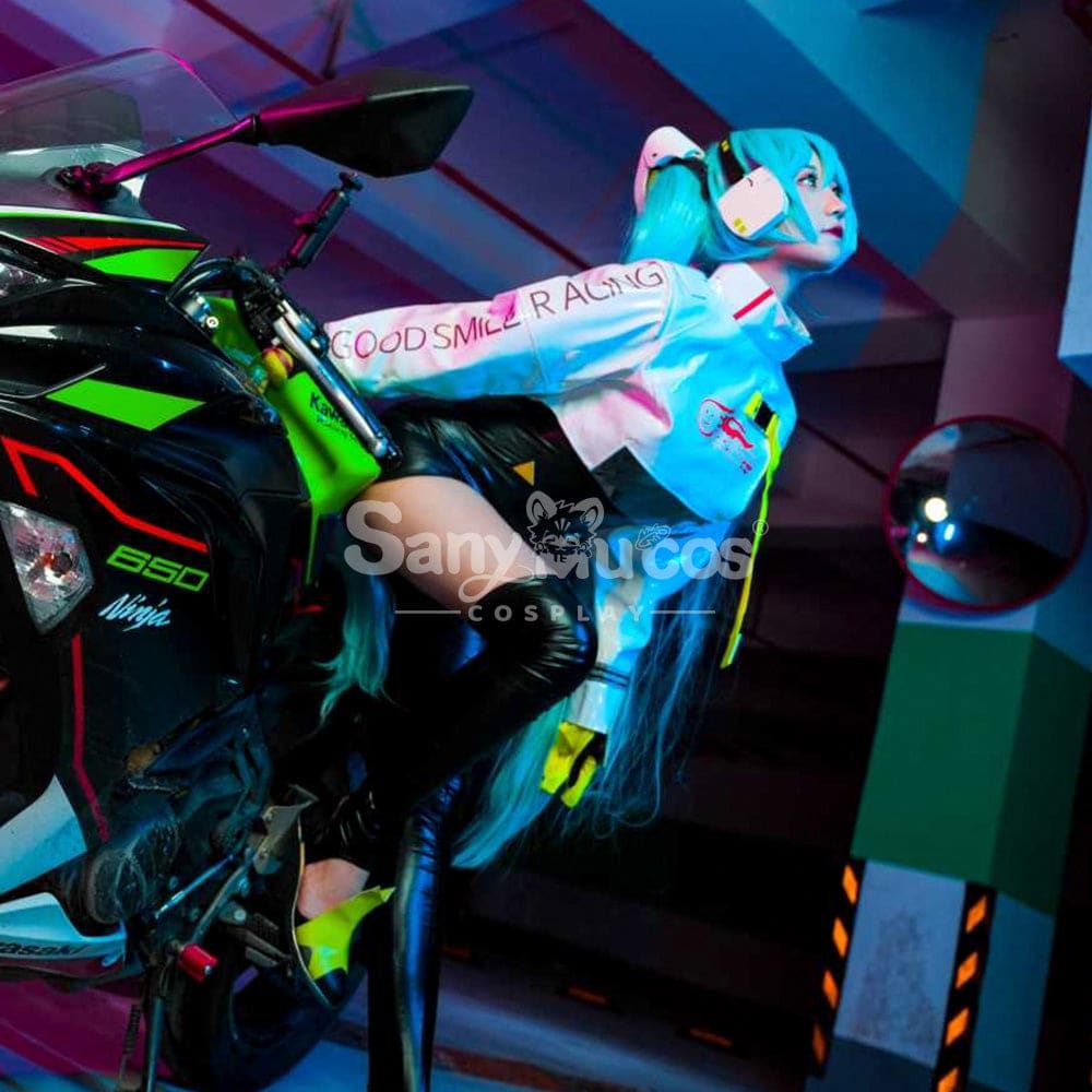 【In Stock】Vocaloid Hatsune Miku Cosplay Racing Costume Costumes
