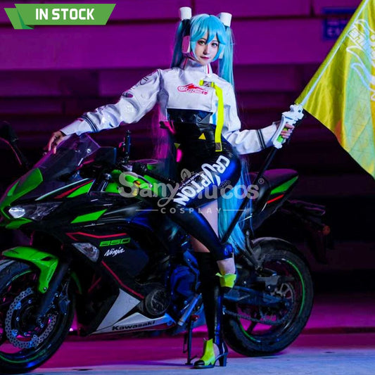 【In Stock】Vocaloid Hatsune Miku Cosplay Racing Costume Costumes 1000