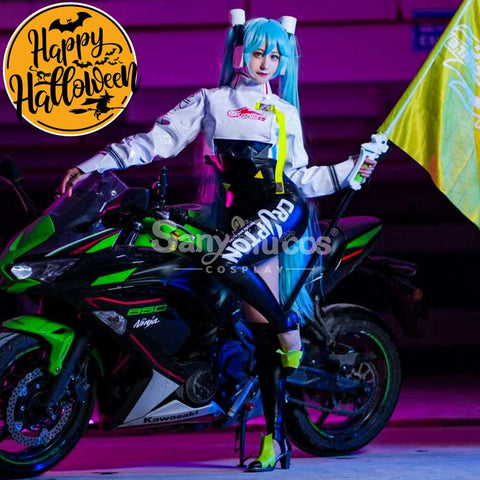 【In Stock】Vocaloid Hatsune Miku Cosplay Racing Costume Costumes