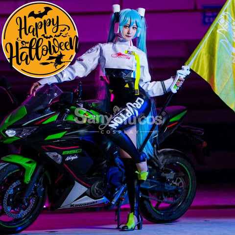 【In Stock】Vocaloid Hatsune Miku Cosplay Racing Costume Costumes