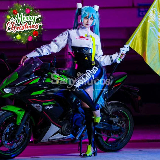 【In Stock】Vocaloid Hatsune Miku Cosplay Racing Costume Costumes 1000