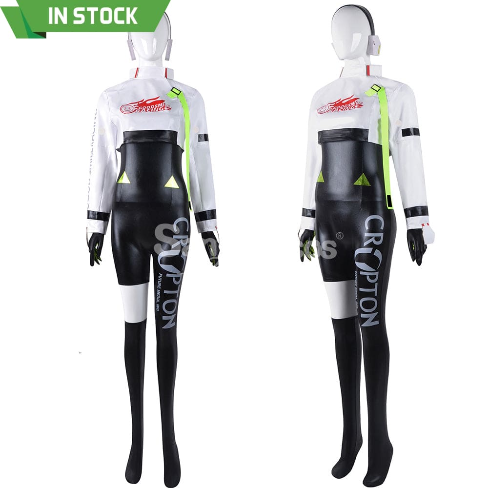 【In Stock】Vocaloid Hatsune Miku Cosplay Racing Costume Costumes