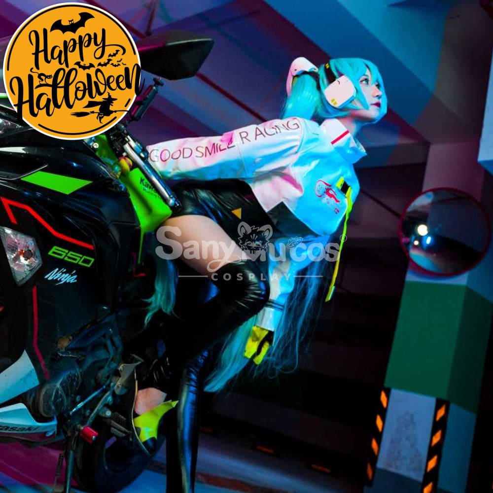 【In Stock】Vocaloid Hatsune Miku Cosplay Racing Costume Costumes