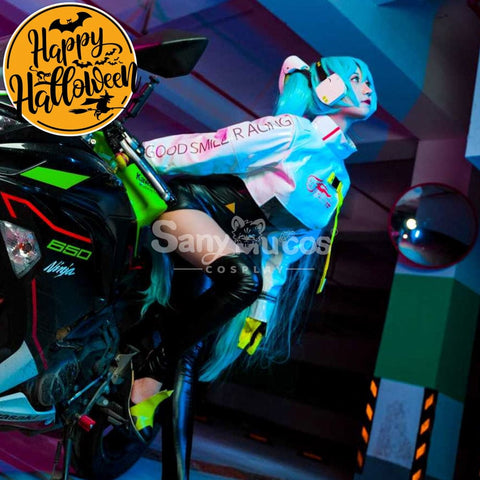 【In Stock】Vocaloid Hatsune Miku Cosplay Racing Costume Costumes