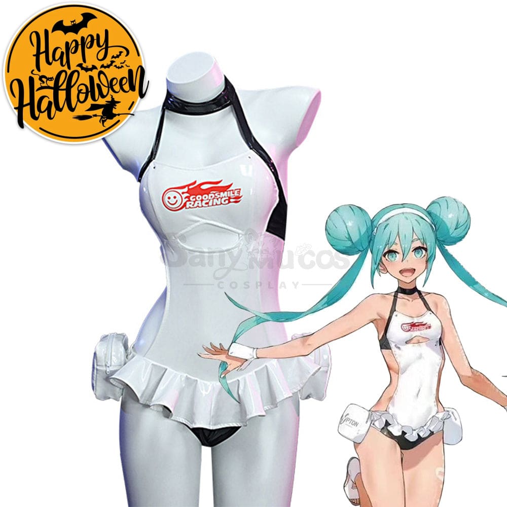 【In Stock】Vocaloid Hatsune Miku Cosplay Racing Swimsuit Costume Costumes