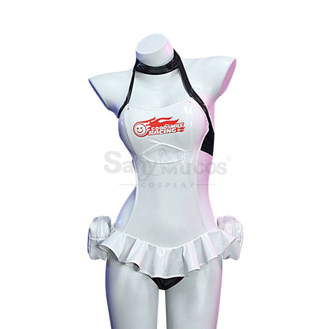 【In Stock】Vocaloid Hatsune Miku Cosplay Racing Swimsuit Costume Costumes