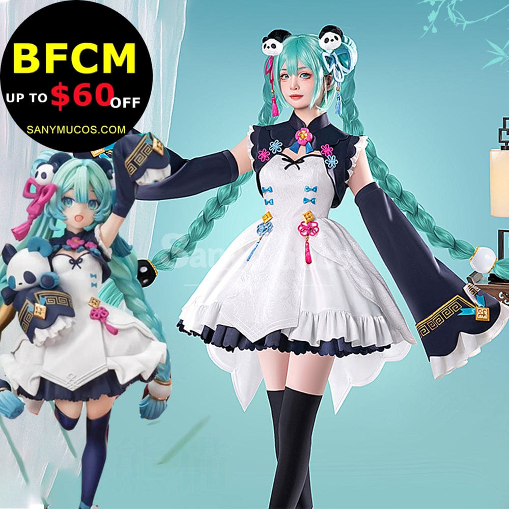 【In Stock】Vocaloid Hatsune Miku Cosplay Hatsune Miku Red Panda Cosplay Costume Cosplay Costumes