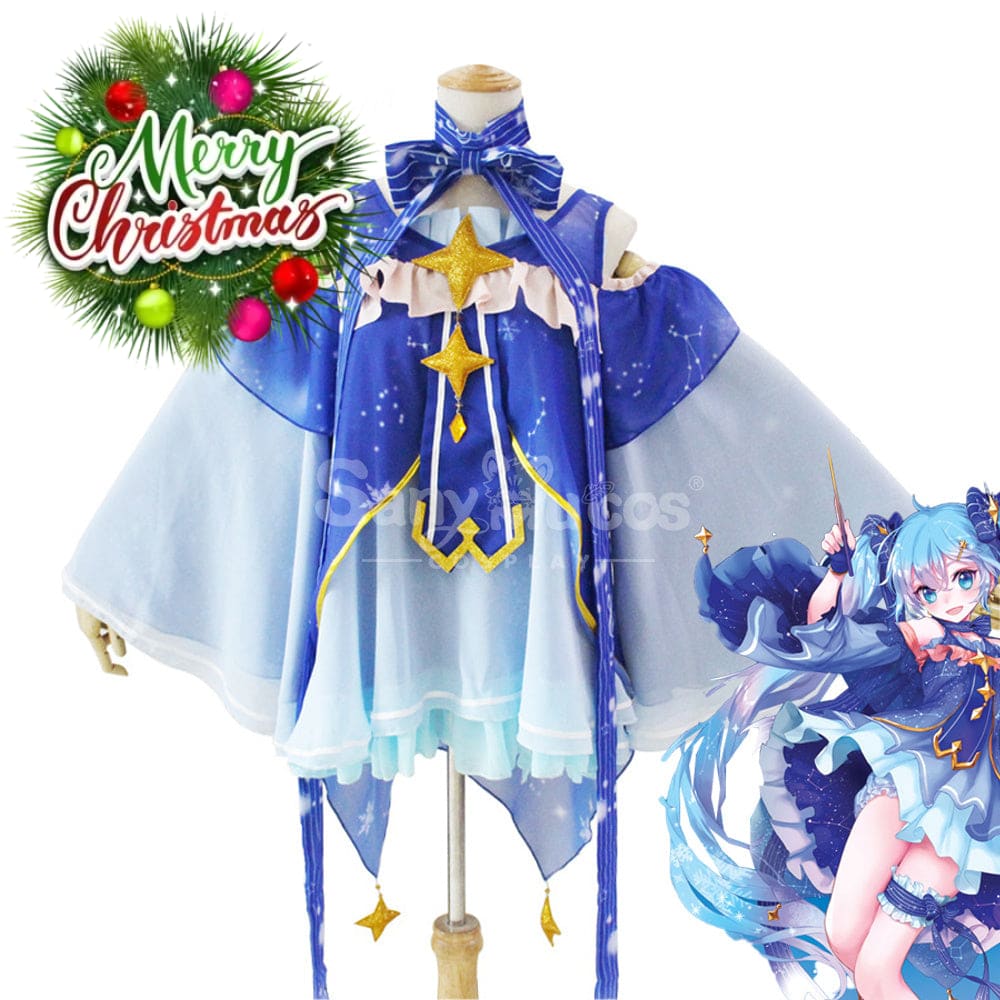 【In Stock】Vocaloid Hatsune Miku Cosplay Snow 2017 Costume Costumes