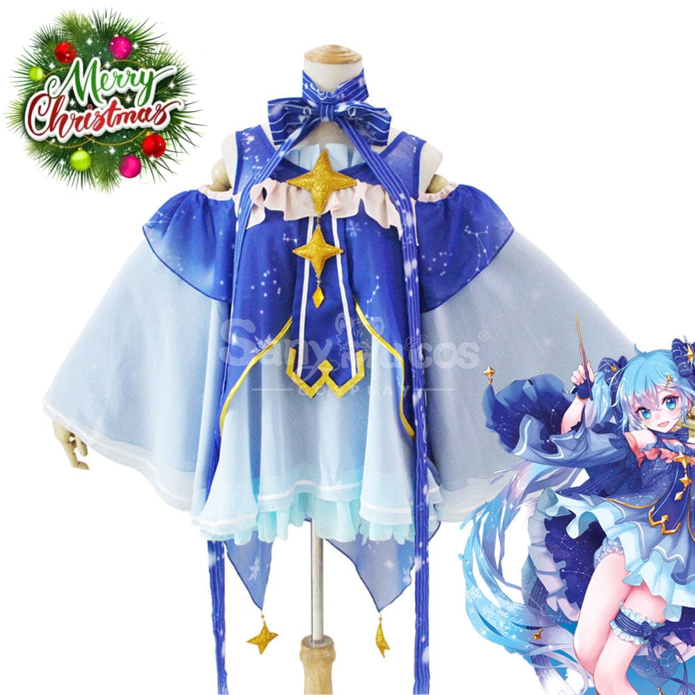 【In Stock】Vocaloid Hatsune Miku Cosplay Snow 2017 Costume Costumes