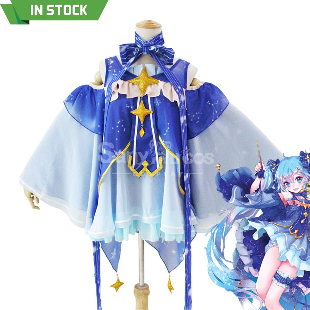 【In Stock】Vocaloid Hatsune Miku Cosplay Snow 2017 Costume Costumes