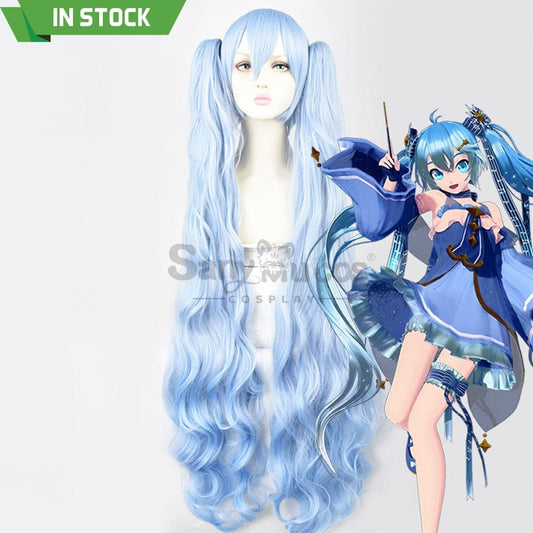 【In Stock】Vocaloid Hatsune Miku Cosplay Snow 2017 Wig Wigs 1000