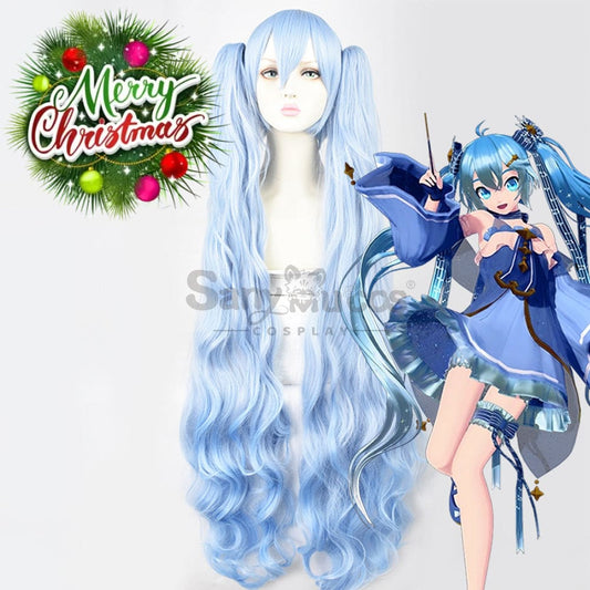 【In Stock】Vocaloid Hatsune Miku Cosplay Snow 2017 Wig Wigs 1000