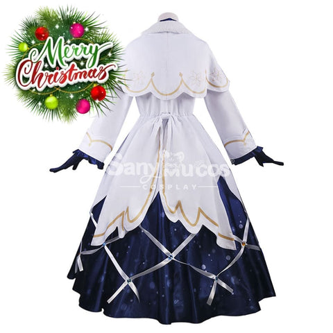 【In Stock】Vocaloid Hatsune Miku Cosplay Snow 2021 Costume Costumes