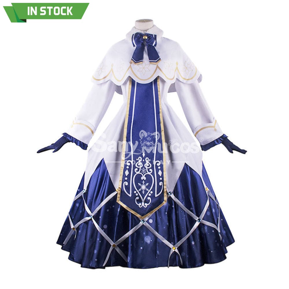 【In Stock】Vocaloid Hatsune Miku Cosplay Snow 2021 Costume Costumes