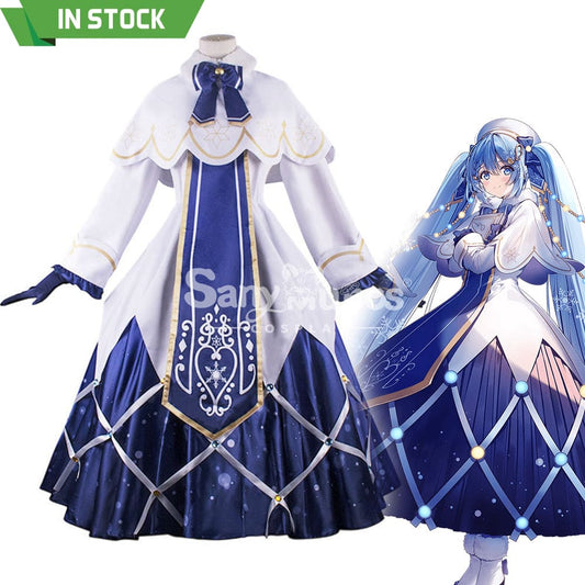 【In Stock】Vocaloid Hatsune Miku Cosplay Snow 2021 Costume Costumes 1000