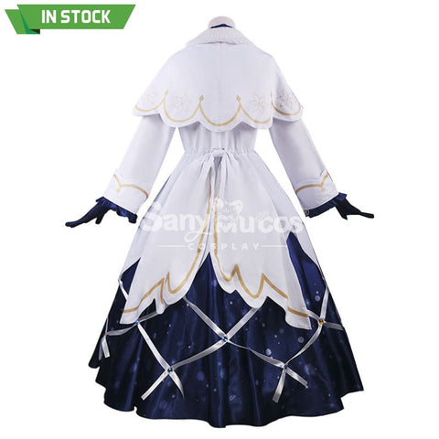 【In Stock】Vocaloid Hatsune Miku Cosplay Snow 2021 Costume Costumes