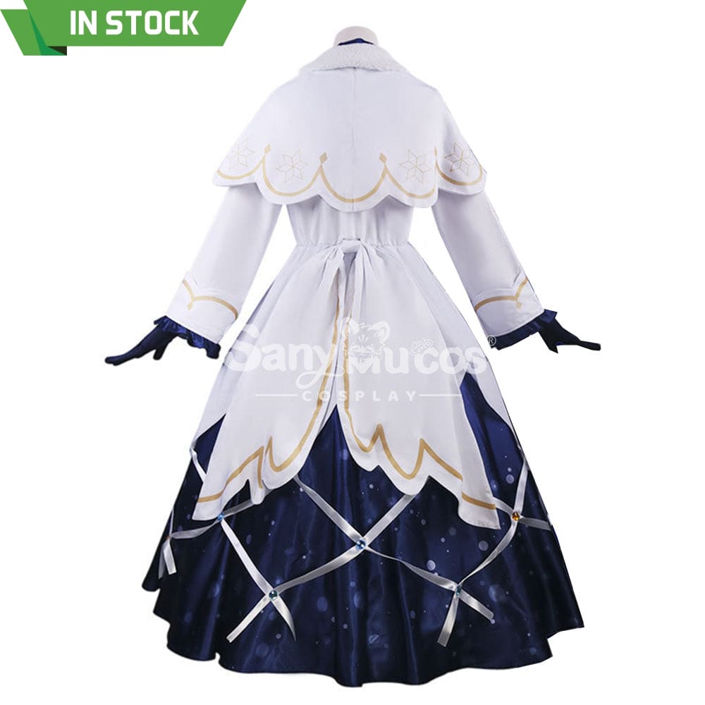 【In Stock】Vocaloid Hatsune Miku Cosplay Snow 2021 Costume Costumes