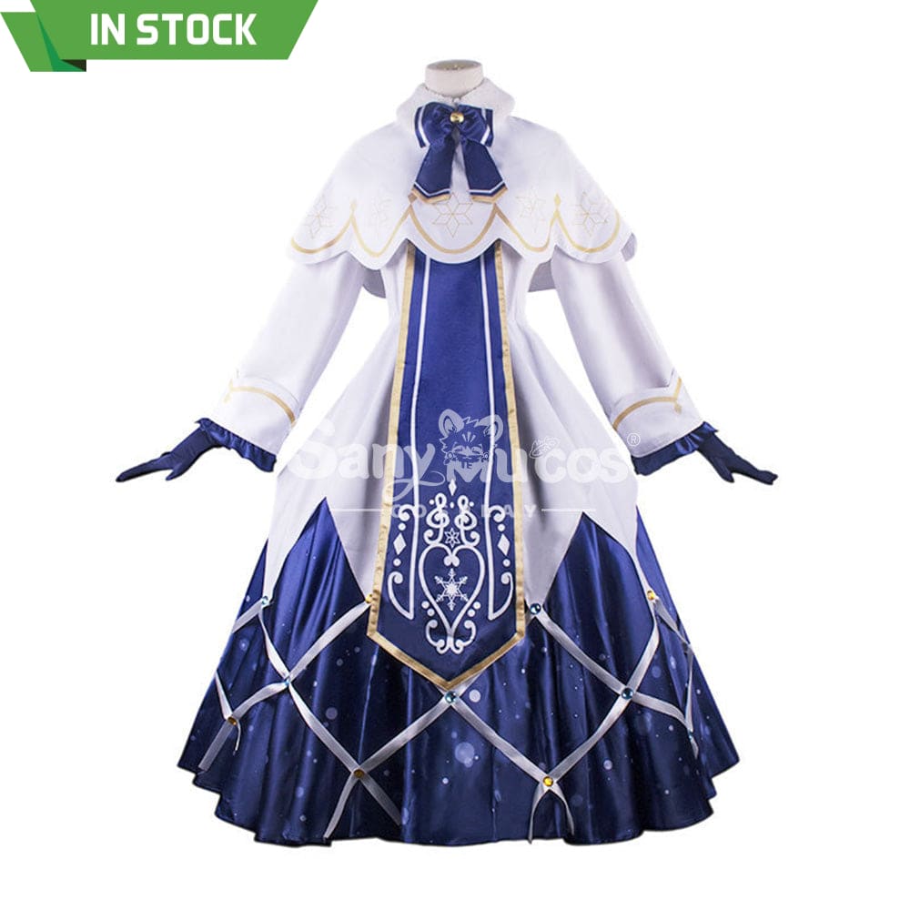 【In Stock】Vocaloid Hatsune Miku Cosplay Snow 2021 Costume Costumes