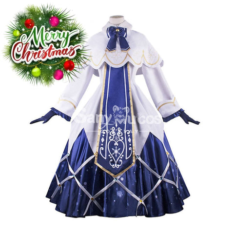 【In Stock】Vocaloid Hatsune Miku Cosplay Snow 2021 Costume Costumes