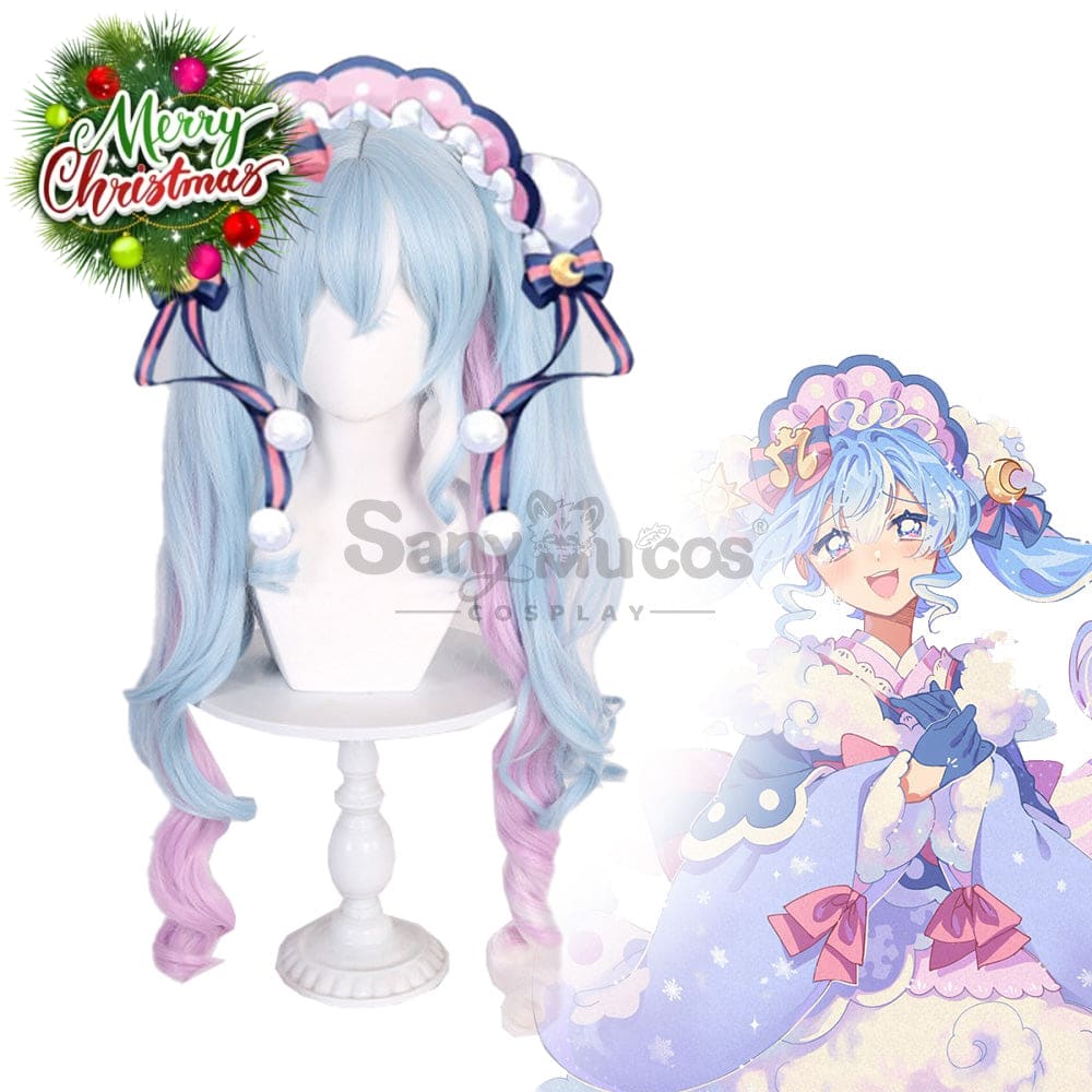 【In Stock】Vocaloid Hatsune Miku Cosplay Snow 2023 Wig Wigs