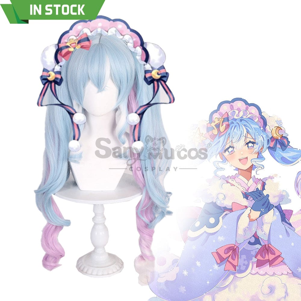 【In Stock】Vocaloid Hatsune Miku Cosplay Snow 2023 Wig Wigs