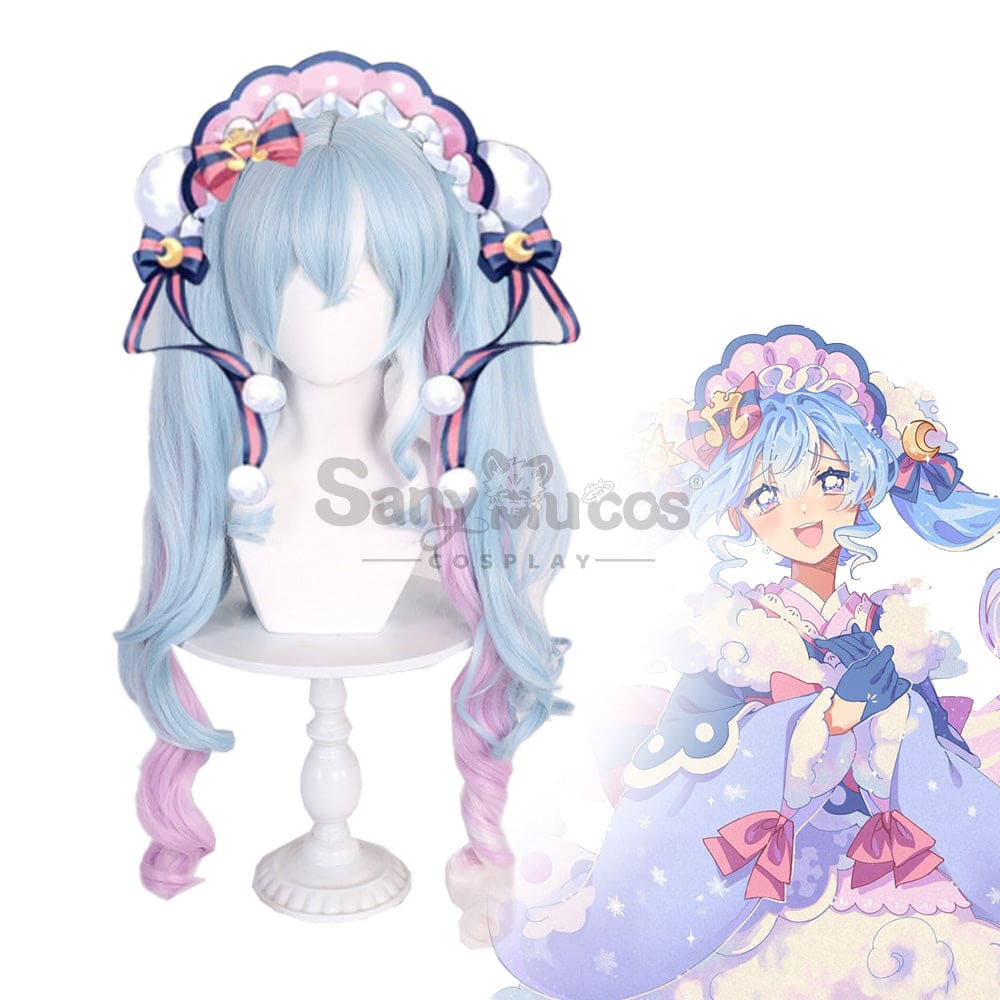 【In Stock】Vocaloid Hatsune Miku Cosplay Snow 2023 Wig Wigs