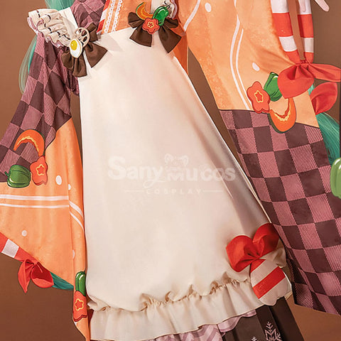【In Stock】Vocaloid Hatsune Miku Cosplay Snow Miku 2024 Cosplay Costume Cosplay Costumes