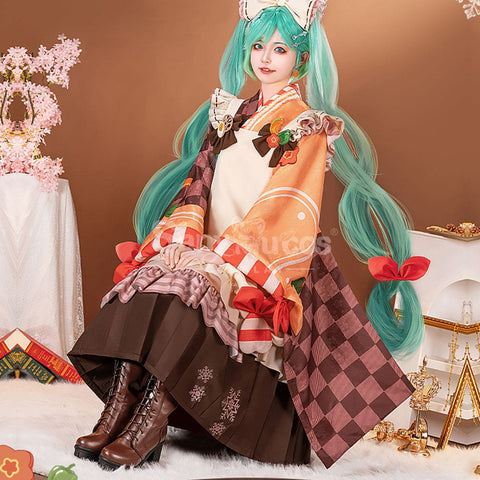 【In Stock】Vocaloid Hatsune Miku Cosplay Snow Miku 2024 Cosplay Costume Cosplay Costumes