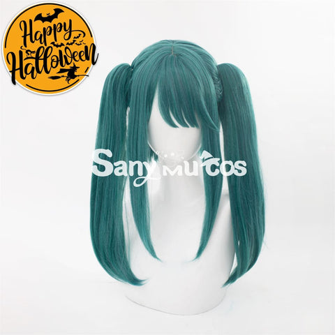 The Vampire Pop Up Parade Cosplay Wig Kawaii Lolita Green Double Ponytail Wig