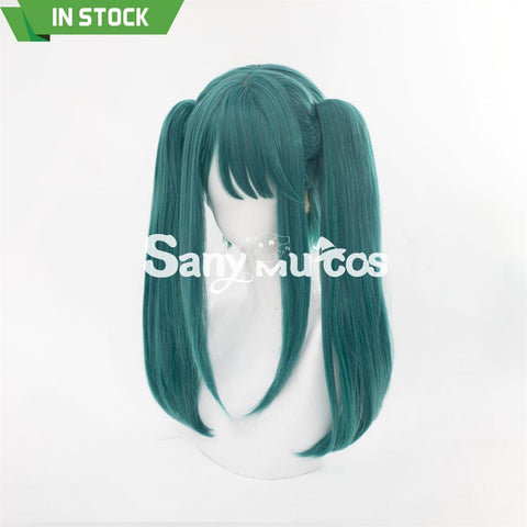 The Vampire Pop Up Parade Cosplay Wig Kawaii Lolita Green Double Ponytail Wig