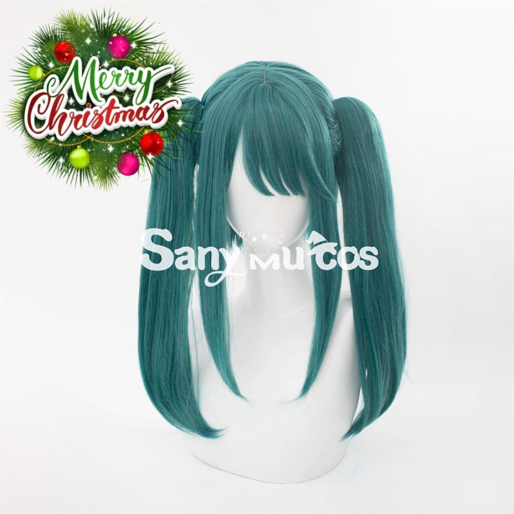 The Vampire Pop Up Parade Cosplay Wig Kawaii Lolita Green Double Ponytail Wig