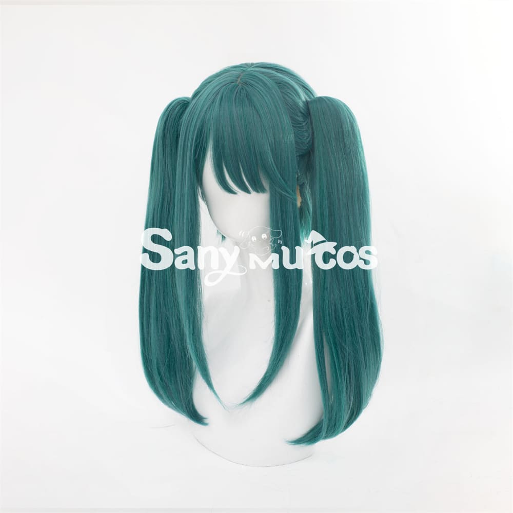 The Vampire Pop Up Parade Cosplay Wig Kawaii Lolita Green Double Ponytail Wig